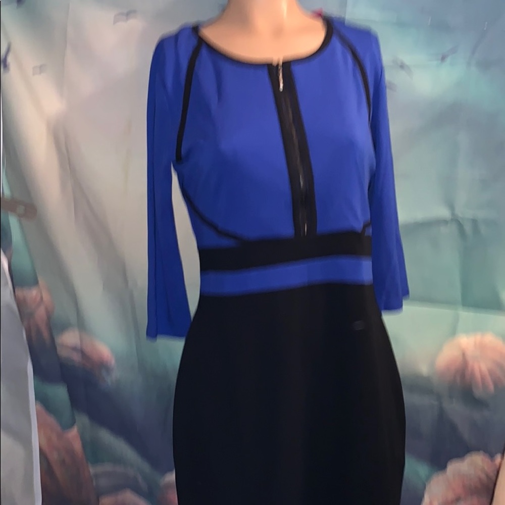 NWT Nice forever royal blue cotton dress size 10